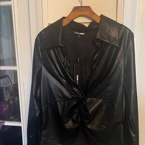 NWT Fashion Nova faux top